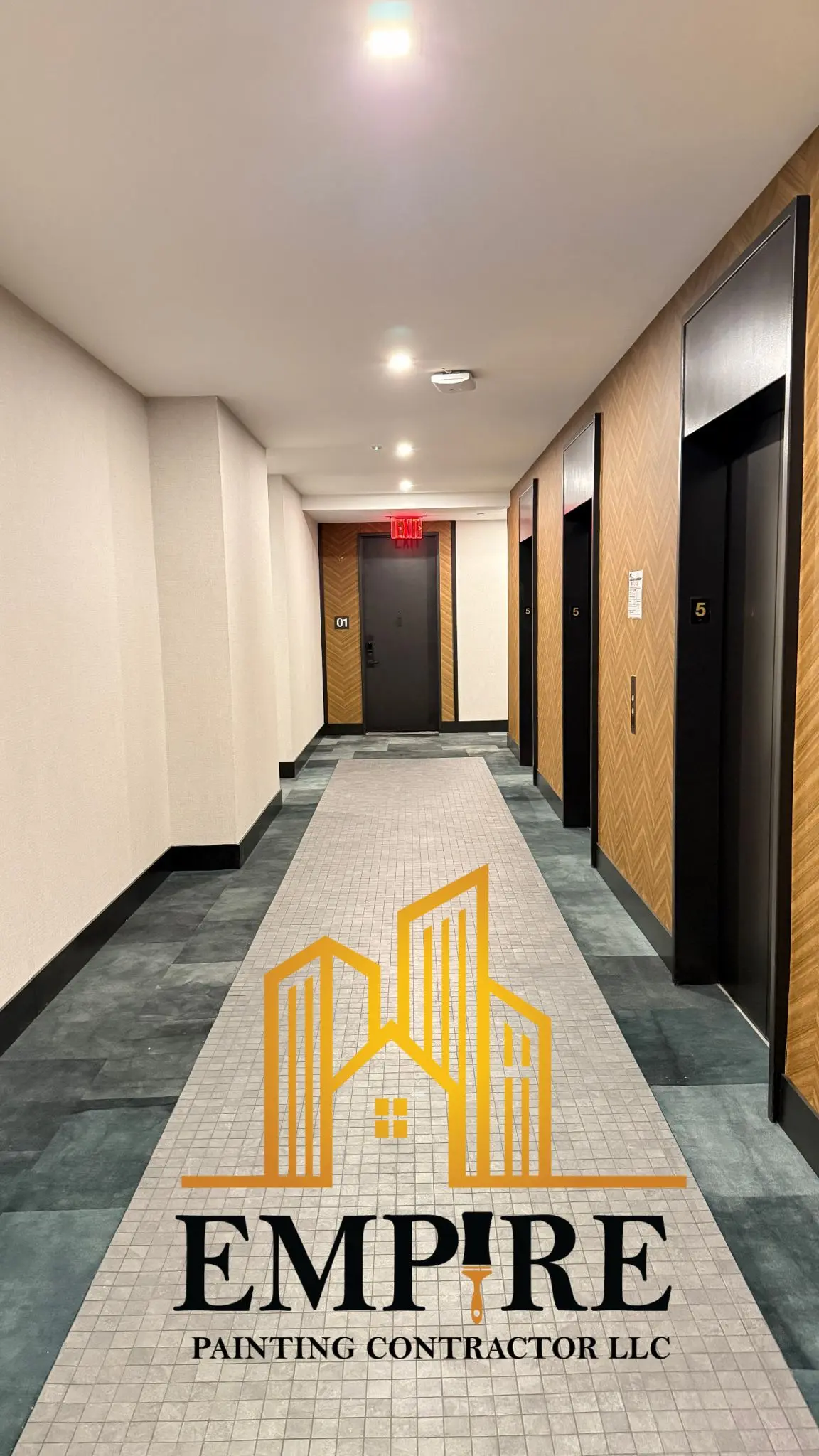 95 Wall St, New York - 27-Floor Renovation: new walls, carpentry & paint at 95 Wall St, NYC.